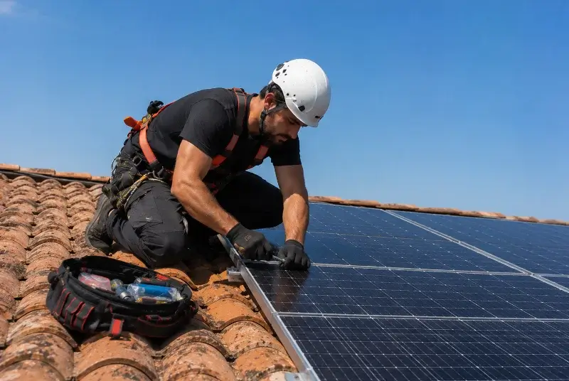 Maintenance et monitoring de panneaux solaires à Saint-Jory