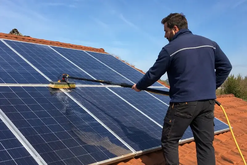 Nettoyage et entretien de panneaux solaires à Saint-Jory